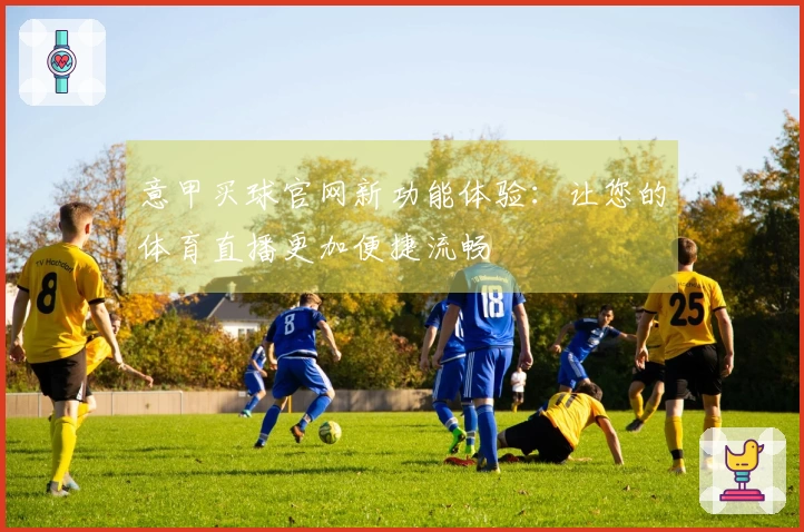 意甲买球官网新功能体验：让您的体育直播更加便捷流畅